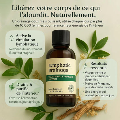 Drainage Lymphatique Liquide – Visage Affiné, Jambes Légères, Ventre Plat